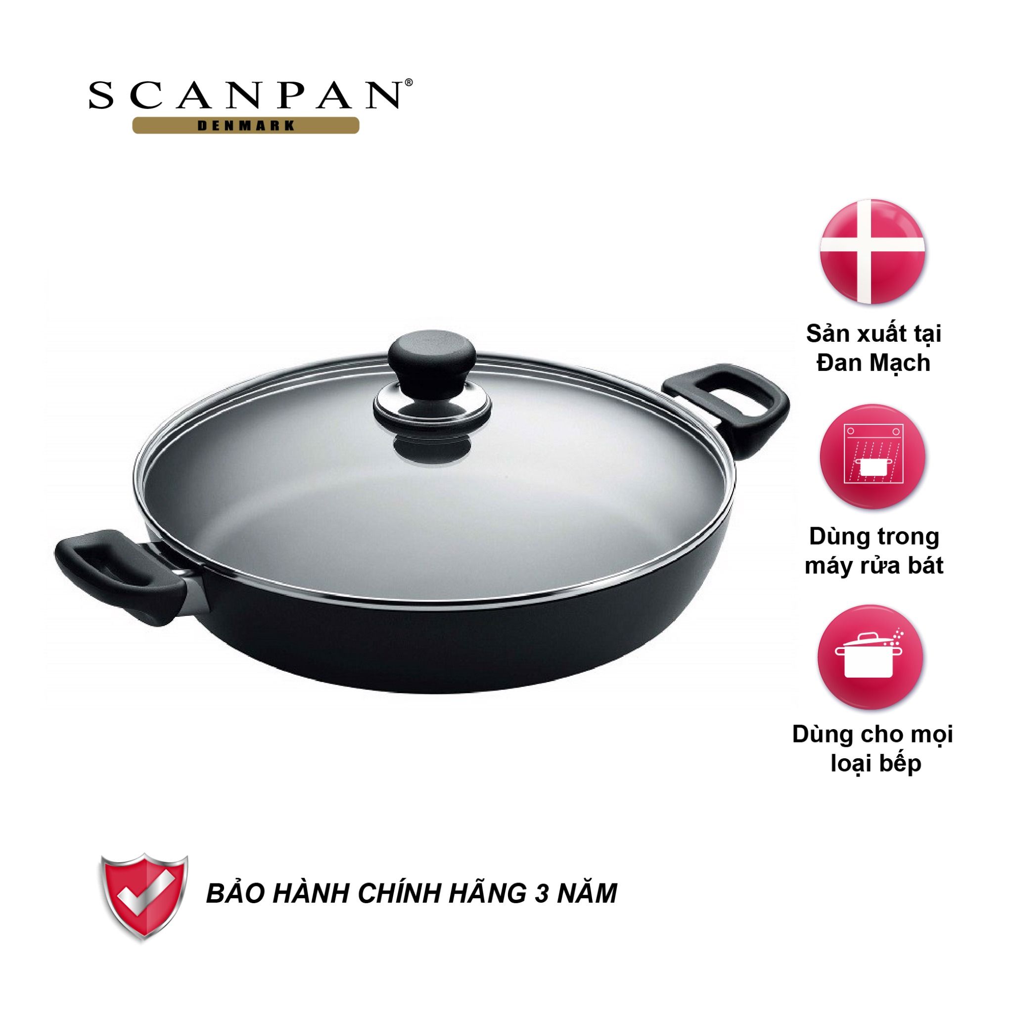 Chảo từ sâu lòng Scanpan Classic 32cm 53113200