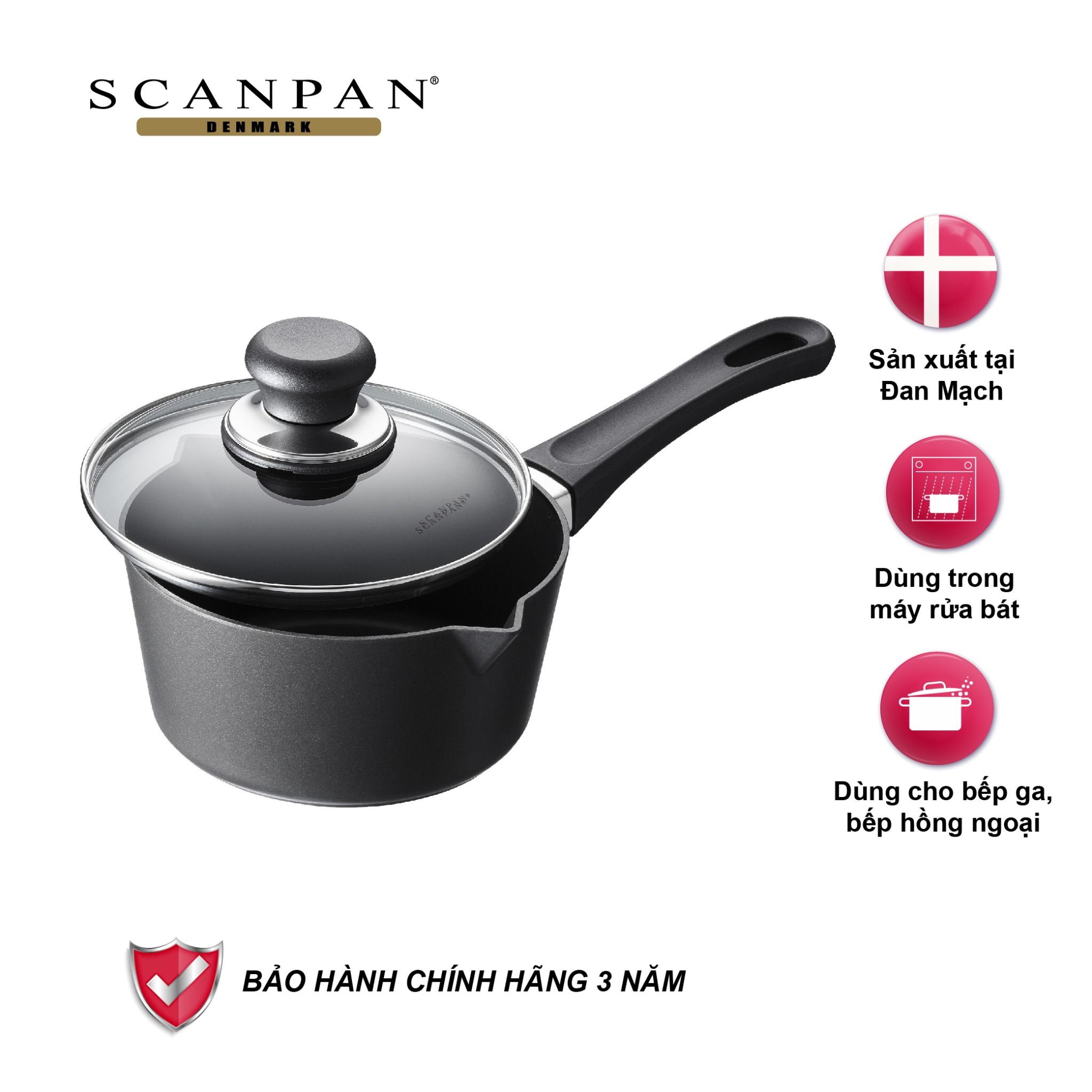 Nồi chống dính Scanpan Classic 1.5L 15001204