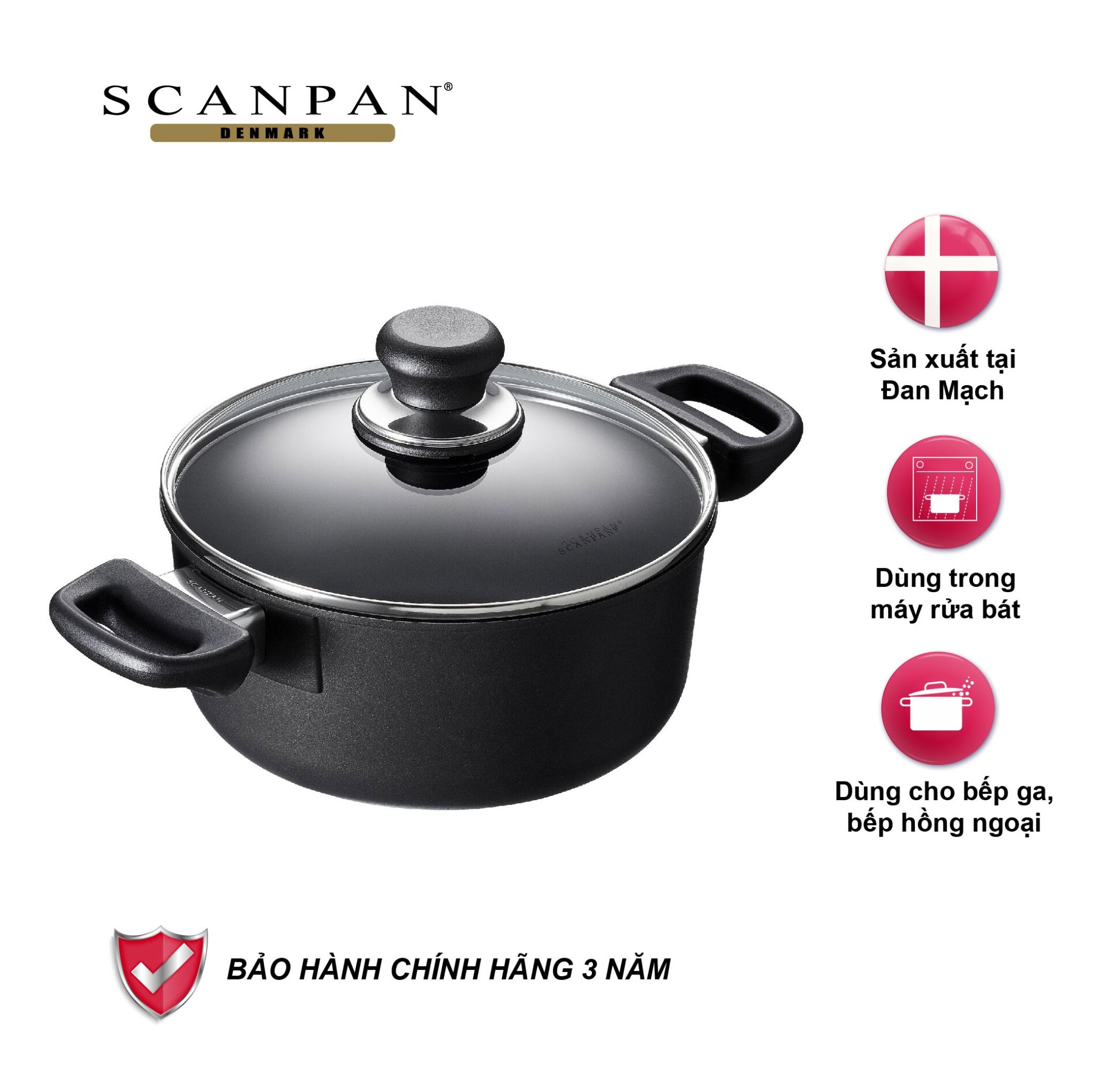 Nồi chống dính Scanpan Classic 2L 20201200