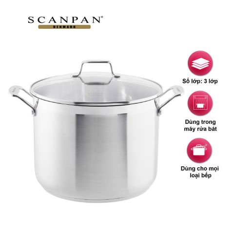  Nồi luộc gà inox từ Scanpan Impact 7.2L 71502400 