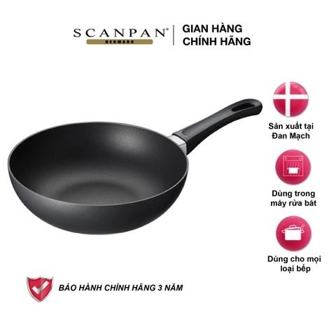  Chảo chống dính sâu lòng đáy từ Scanpan Classic 24cm - 53352400 