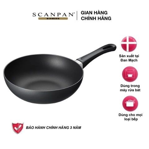 Chảo chống dính sâu lòng đáy từ Scanpan Classic 24cm - 53352400