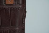  Bao Da Chìa Khóa Porche - Da Horween Shell Cordovan và Da Cá Sấu Alligator. 