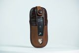  Bao Da Chìa Khóa Porche - Da Horween Shell Cordovan và Da Cá Sấu Alligator. 