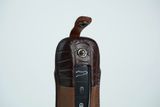  Bao Da Chìa Khóa Porche - Da Horween Shell Cordovan và Da Cá Sấu Alligator. 