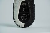  Bao Da Chìa Khóa Mercedes - Da Black Shark Skin và Himalaya Leather 