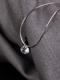 Dây chuyền bạc Simple Diamond