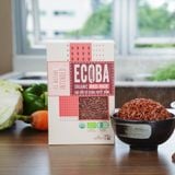 Gạo lứt đỏ hữu cơ cao cấp - ECOBA Huyết Rồng 1kg