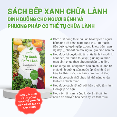Sách Bếp xanh chữa lành