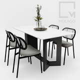 Bộ bàn ghế ăn nhiều kích thước Miniwa|Molago