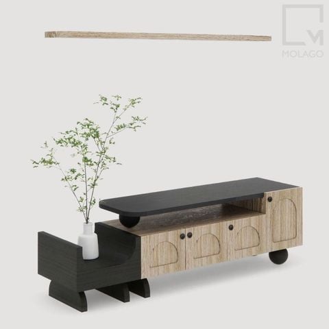 Đợt kệ trang trí - K004 Rattan|Molago