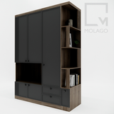 Bộ tủ kệ quần áo 3 Món - CB015 Miniwa|Molago
