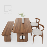 Ghế băng bàn ăn nhiều kích thước - Rattan|Molago