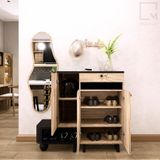 Bộ tủ giày 3 Món - CB001 Rattan|Molago