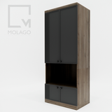 Bộ tủ kệ quần áo 3 Món - CB015 Miniwa|Molago