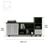 Bộ tủ/kệ ti vi trang trí - 2 món CB001 Neo.chic|Molago