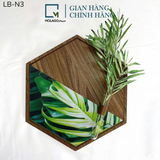 BỘ LỤC GIÁC TRANG TRÍ NÂU - LB -N