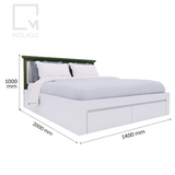 Giường ngủ đơn/đôi 1m2-1m8 Neo.chic|Molago
