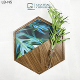 BỘ LỤC GIÁC TRANG TRÍ NÂU - LB -N