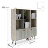 Bộ tủ/kệ vật dụng, trang trí 2 món - CB008 Silvan|Molago