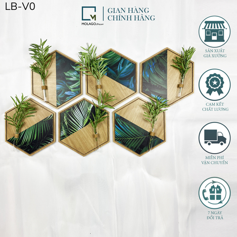 BỘ LỤC GIÁC TRANG TRÍ VÀNG - LB - V