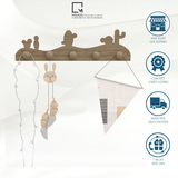 Móc treo đồ/treo quần áo - Hình xương rồng MT-R|Molago