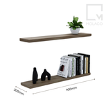 Bộ đợt kệ bàn học/Bộ đợt kệ treo tường - D005 Miniwa|Molago