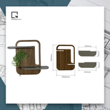 KỆ DÁN TƯỜNG CHỮ NHẬT - VC