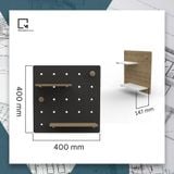 BẢNG GỖ ĐỤC LỖ PEGBOARD TREO TƯỜNG, TRANG TRÍ PHÒNG KHÁCH, BẾP, BÀN HỌC VN