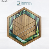 BỘ LỤC GIÁC TRANG TRÍ NÂU - LD