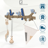 Móc treo đồ/treo quần áo - Hình chú chim MT-S|Molago