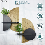 BỘ KỆ DÁN TƯỜNG BÁN NGUYỆT VÀNG - BB - V