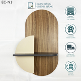 BỘ KỆ DÁN TƯỜNG OVAN NÂU - EC - N