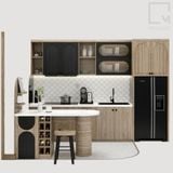 Trọn bộ phòng bếp - Hệ bếp và Bộ bàn ăn Rattan|Molago