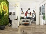 THIẾT KẾ NỘI THẤT CỬA HÀNG SALON TÓC RIO