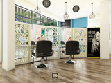 THIẾT KẾ NỘI THẤT CỬA HÀNG SALON TÓC RIO