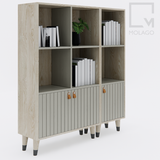 Bộ tủ/kệ vật dụng, trang trí 2 món - CB008 Silvan|Molago