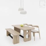 Trọn bộ phòng bếp - Hệ bếp và Bộ bàn ăn Rattan|Molago