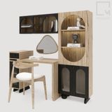 Tủ/kệ sách, tủ vật dụng trang trí - K005 Rattan|Molago