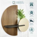Kệ trang trí dán tường bán nguyệt BA-N|Molago