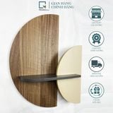 Kệ trang trí dán tường bán nguyệt BA-N|Molago