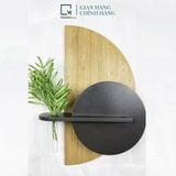 Kệ gỗ treo tường trang trí /kệ đặt tinh dầu BA-V|Molago