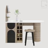 Trọn bộ phòng bếp - Hệ bếp và Bộ bàn ăn Rattan|Molago