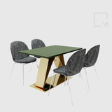 Bộ bàn ghế ăn nhiều kích thước 5/7 món - Neo.chic|Molago