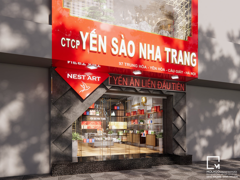 THIẾT KẾ NỘI THẤT SHOWROOM NEST ART TRUNG HÒA