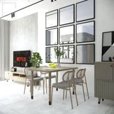 Bàn ăn gỗ nhiều kích thước 1m2-1m8 Silvan|Molago