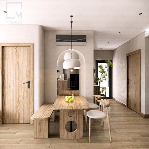 Bộ bàn ghế ăn nhiều kích thước - Rattan|Molago