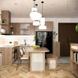 Bộ bàn ghế ăn nhiều kích thước 1m2-1m8 Sakura|Molago