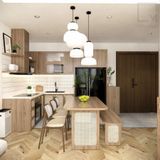 Bộ bàn ghế ăn nhiều kích thước 1m2-1m8 Sakura|Molago