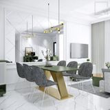 Bộ bàn ghế ăn nhiều kích thước 5/7 món - Neo.chic|Molago